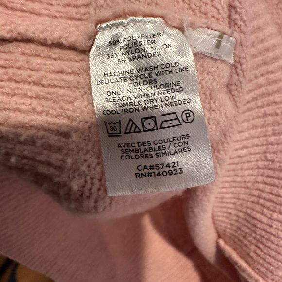 LOFT Boatneck Pink Sweater - Picture 5 of 6